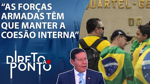 Mourão: “Deveríamos ter recolhido manifestações assim que perdemos eleição” | DIRETO AO PONTO