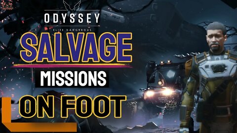 Elite Dangerous Odyssey Crash Site Salvage Mission Walkthough