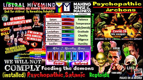 Archon Psychopaths! Deadly Covid Vaxx Was Planned – Climate Change Hoax - (MyCatholicRedPill)