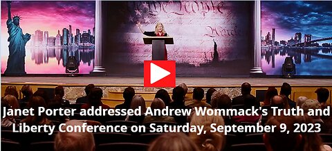 Janet Porter & David Barton at Andrew Wommack's Truth & Liberty Conference