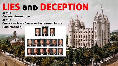 60 Minutes and Book of Mormon confront the hypocrisy and great wickedness of the Latter-day Saints