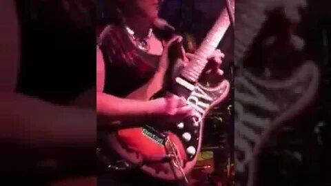 All Along The Watchtower- Jimi Hendrix guitar solo by female guitarist Cari Dell