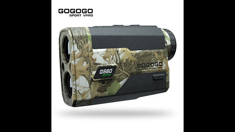 Gogogo Sport Vpro Mini Hunting Rangefinder with Slope Red LCD Display 6X Telescope GS60CA Review