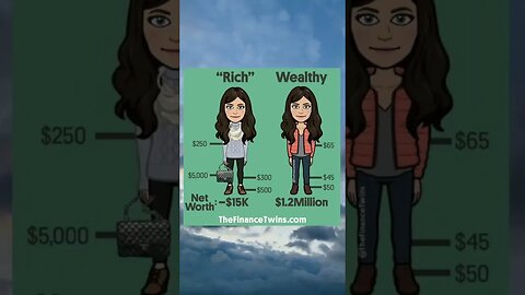 Rich vs. Wealthy Twins: A Tale of Two Lifestyles #moneyrules #financialsuccess #financial