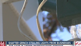Shafter Grinch stealing lights from business district