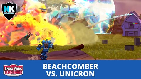 Angry Birds Transformers - Beachcomber vs. Unicron