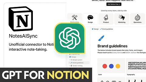 ChatGPT NotesAISync Plugin Integration & Notion For Note-Taking | Tutorial