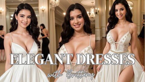 Elegance Redefined: Brittany's Mesmerizing Sexy Ball Gown Showcase
