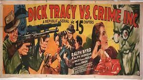 DICK TRACY VS. CRIME INC. (1941)--a colorized 15-chater serial in one video