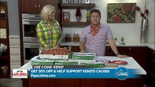 Get 30% Off for Kenzi's Causes // Papa John's