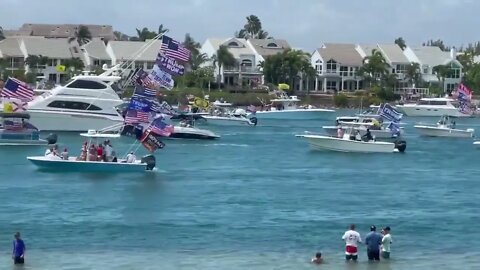 HUGE! Trump Boat parade in Jupiter, Florida. May 31, 2021 #MAGA