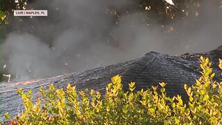 Early-morning house fire in Naples