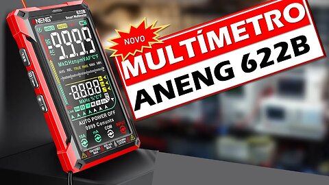 ANENG 622B o novo multímetro smart da ANENG de 10k contagens com preço menor que seu antecessor.