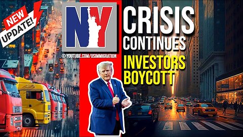 NYC CRISIS ! NYC SHUTDOWN🔥MORE INVESTORS BOYCOTT FOR TRUMP! NY IS A LOSER STATE! TRUCKERS FOR TRUMP.