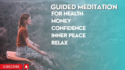 GUIDES MEDITATION WITH WATERFALL MUSIC, MINDFULNESS MEDITATION FOR HEALTH, WEALTH AND RELATIONSHIPS