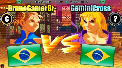 Street Fighter Alpha: Warriors Dreams (-BrunoGamerBr- Vs. GeminiCross) [Brazil Vs. Brazil]