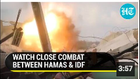 Hamas' Qassam Fighters Attack IDF From Close Range In Gaza; Tanks, Ground Troops, JCB Targeted
