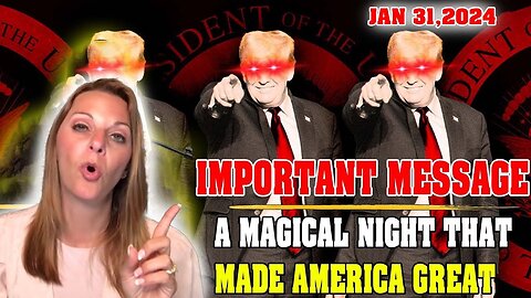 Julie Green PROPHETIC WORD✝️💖 [ JAN 31,2024 ] - A magical night that made America great