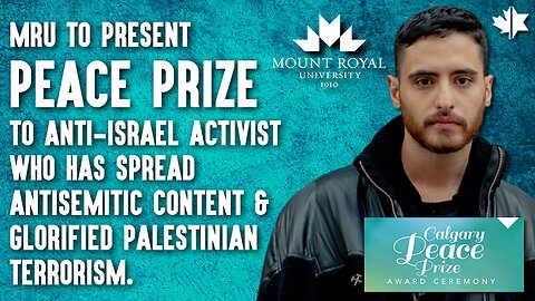 MRU Giving Peace Prize To Anti-Israel Activist Who's Spread Antisemitic Content & Praised Terrorism