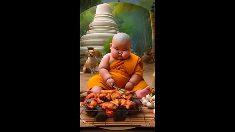 So Cute Little Monk
