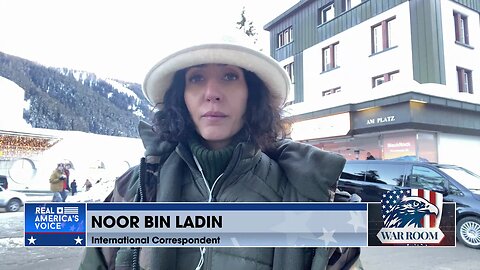 “MAGA Beats Globalism”: Noor Bin Ladin Live From The World Economic Forum Conference In Davos