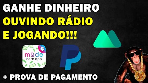 GANHE DINHEIRO OUVINDO RÁDIO E JOGANDO!!!