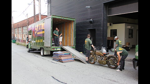 How Motorcycles Are Moved - Transporting A Collection Of Vintage Harley Davidsons & Triumphs