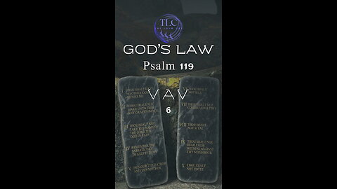 GOD'S LAW - Psalm 119 - 6 - Salvation through God's law #shorts