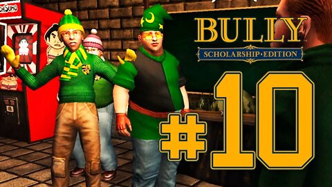 BULLY - PARTE 10: BATENDO O RECORDE DOS NERDS NO FLIPERAMA