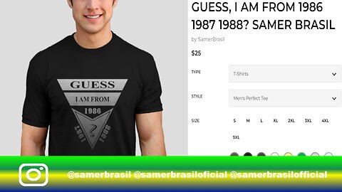 GUESS, I AM FROM 1986 1987 1988? SAMER BRASIL. @SAMERBRASIL. DESIGN BY HUMANS REVIEW #4