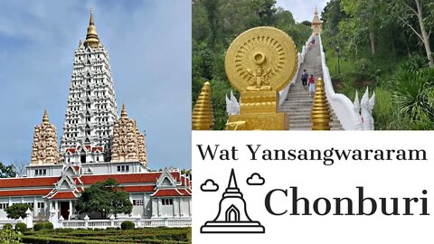 Wat Yansangwararam First Class Royal Temple - Chonburi - Mahabodhi Temple Replica