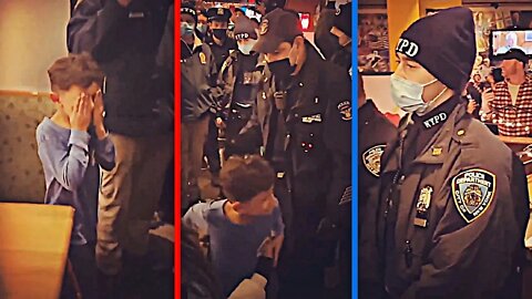 Cops Surround Child & Demand Papers After Applebee's Calls NYPD On Unvaxxxxxxxxed Diners