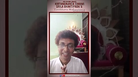 Kirtanananda Swami Srila Bhaktipada's Tirobhava Mahautsave