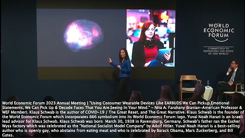 World Economic Forum 2023 Annual Meeting | "Using Consumer Wearable Devices Like EARBUDS We Can Pickup Emotional States, & Decode Faces That You Are Seeing In Your Mind." - Nita A. Farahany (Iranian-American Professor & WEF Member)