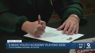 5 Reds Youth Academy players sign to play baseball/softball in college