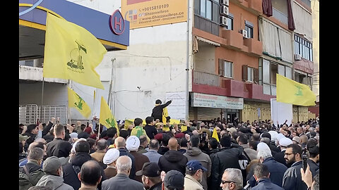 Hezbollah soldier laid to rest in southern Beirut on March 26, 2024