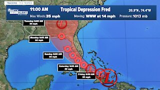 Tracking the Tropics: Thursday 11 a.m.