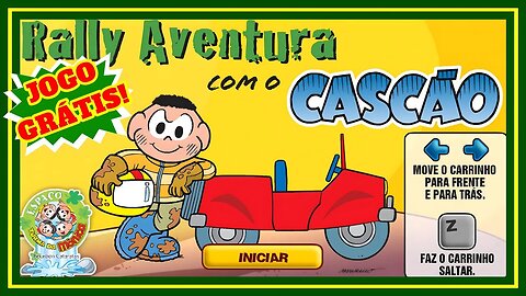 Rally Aventura com o Cascão | Jogos da Mônica | Jogos Antigos Flash