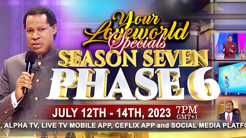 ⚡️Only 5 Days Away⚡️ Your Loveworld Specials with Pastor Chris | July 12 to July 14, 2023 at 2pm EDT