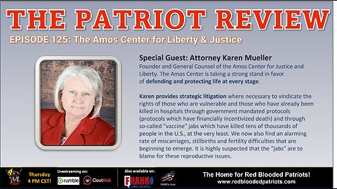 Episode 125 - The AMOS Center for Liberty and Justice