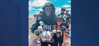 9-year-old girl sees Las Vegas Raiders in action after special birthday