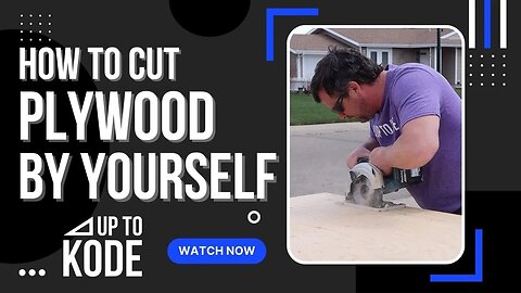 How to Cut Plywood By Yourself