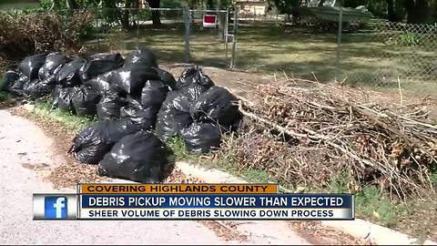Several Highlands County families still waiting for storm debris pickup