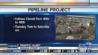 Water pipe replacement project impacting traffic