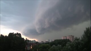 Thunderstorm in Warsaw