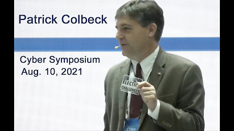 Patrick Colbeck at the Cyber Symposium