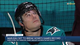 Patrick Marleau poised to break Gordie Howe’s games record
