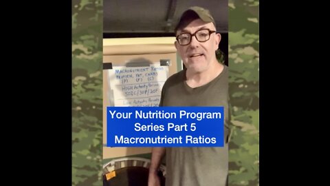 Your Nutrition Program Series Part 5: Macronutrient Ratios