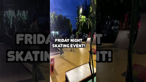 Pattaya Thailand's night SKATE park with special guest ... The Unicycle! #shorts #funny #pattaya