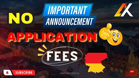 Zero Application Fees | No Application Fees? Yes, in Germany's Top Universities! | How to Apply